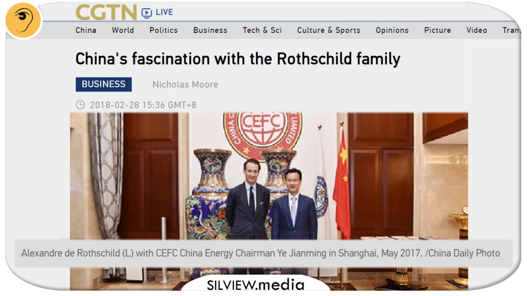 China’s fascination with the Rothschild family, as described by Chinese state media